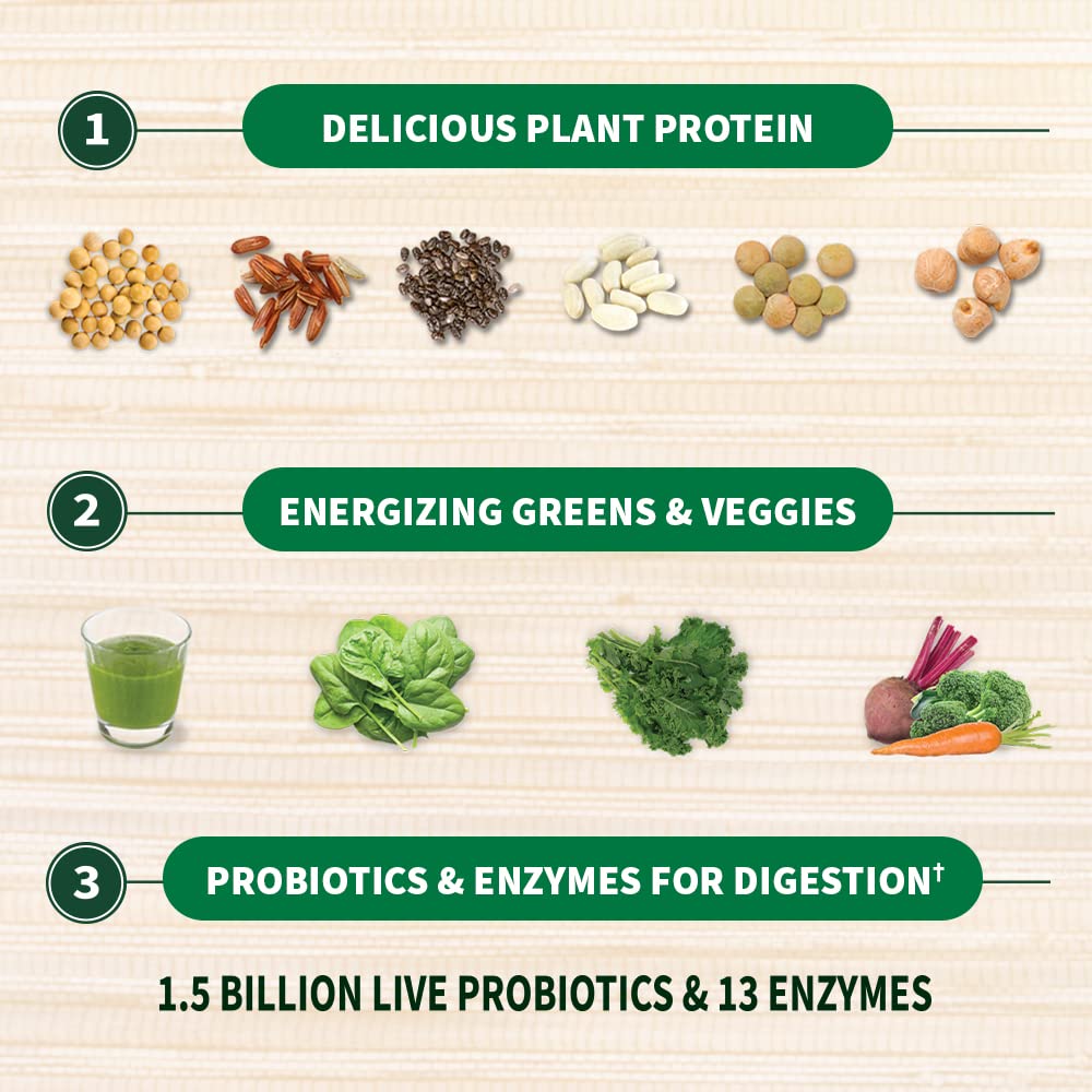 GARDEN OF LIFE Organic Chocolate Protein & Greens, 21.51 OZ
