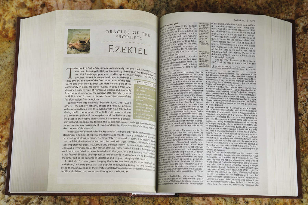NKJV, Cultural Backgrounds Study Bible, Hardcover, Red Letter: Bringing to Life the Ancient World of Scripture